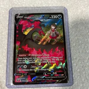 SOLD Moltres V Pokémon card Astral Radiance